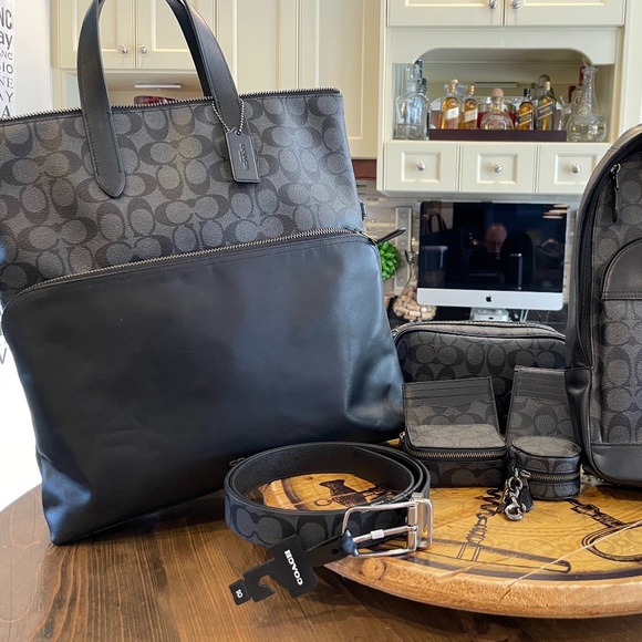 Coach Monogram leather Items - Picture 1 of 16